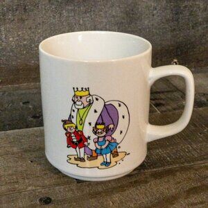 VINTAGE LOLLIPOP DRAGON TRUST COFFE CUP PEACE ON EARTH BEGINS WITHIN MUG 80S